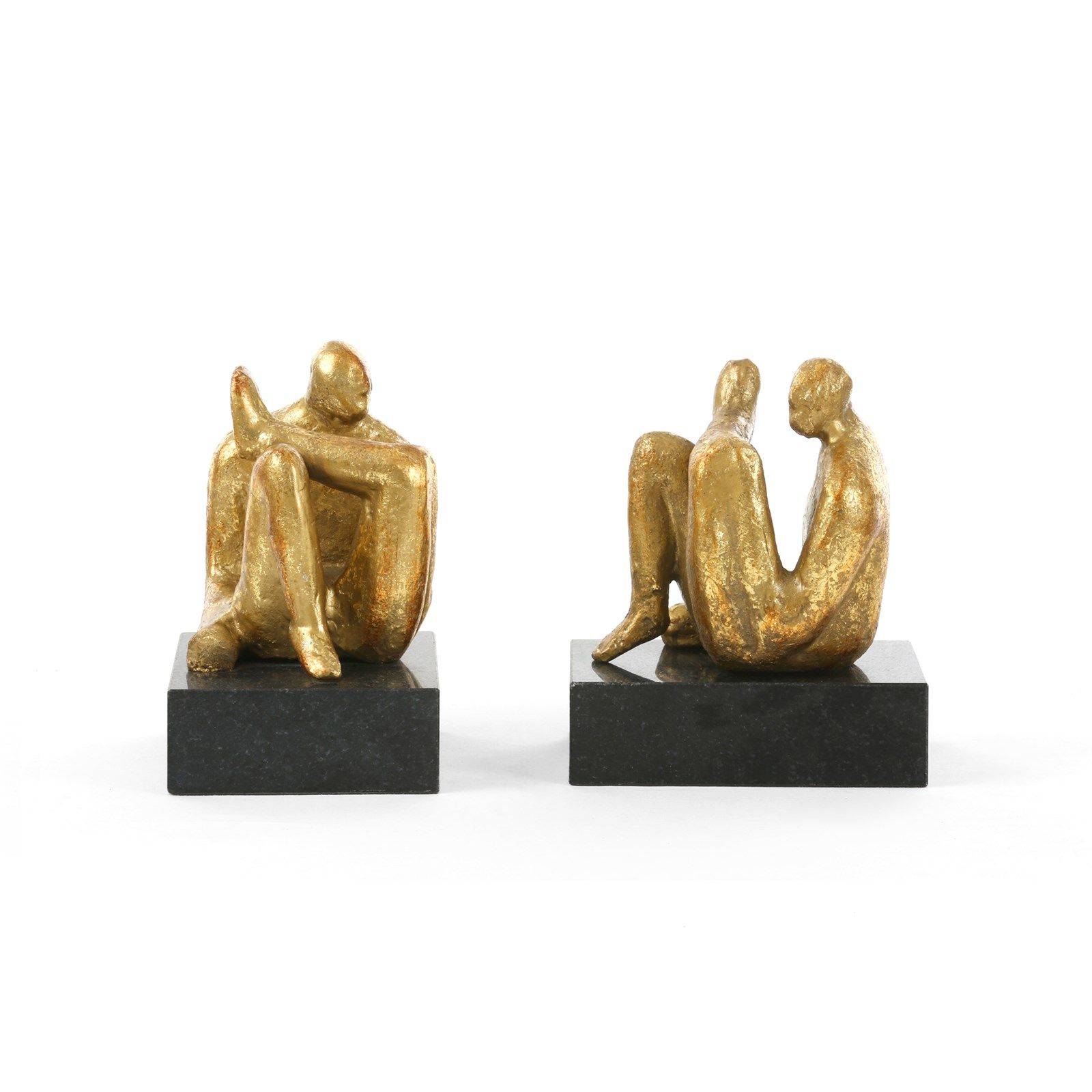 Villa & House Amadeo Stylish Sitting Statue Decorative Set - Pair of Two
