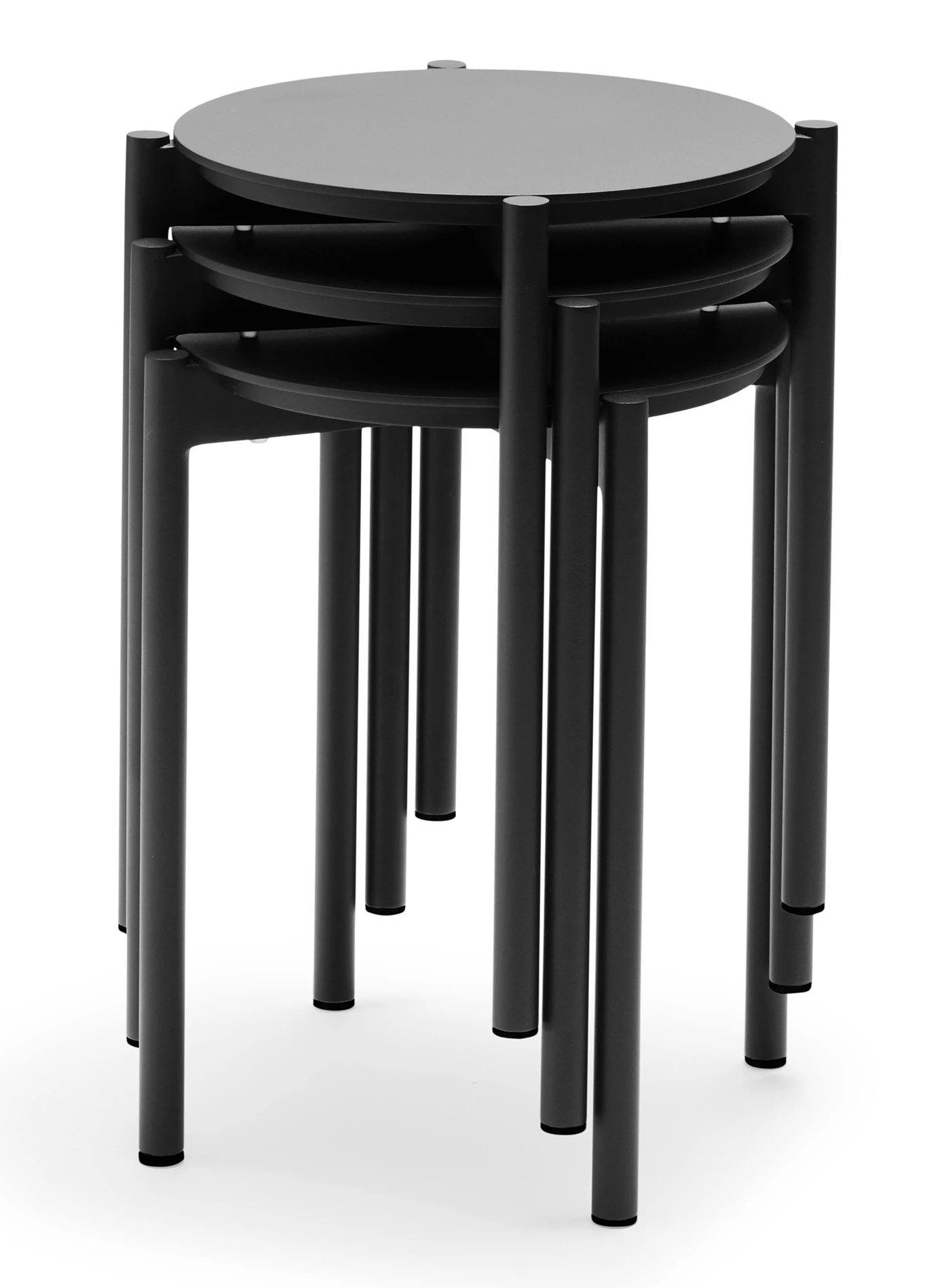 Skagerak Foldable and Stackable Aluminum Picnic Stool for Outdoor and Indoor Use