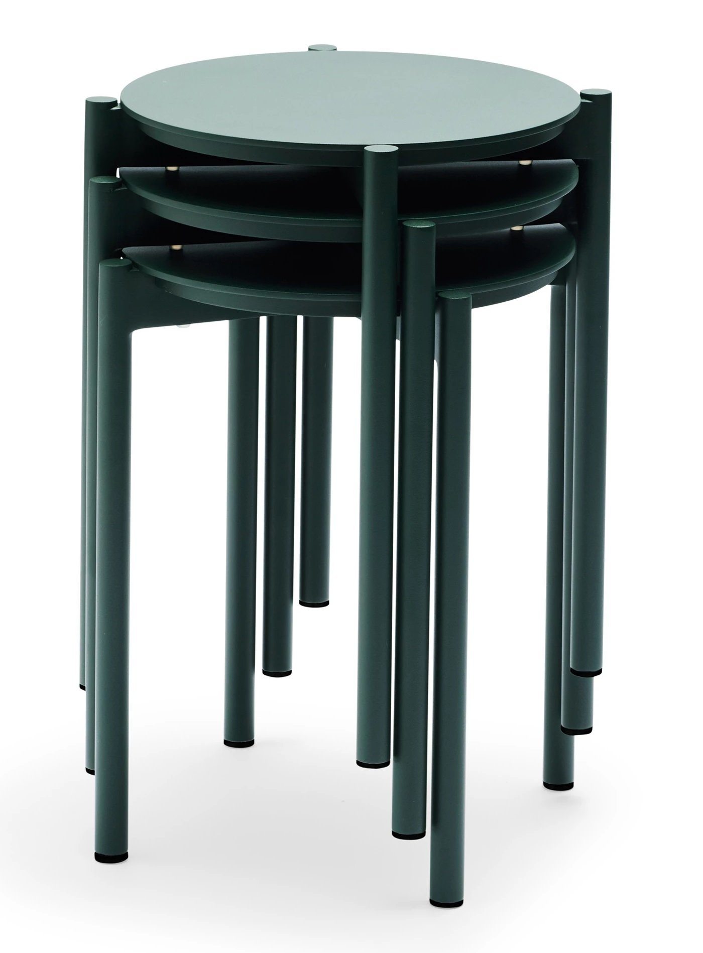 Skagerak Foldable and Stackable Aluminum Picnic Stool for Outdoor and Indoor Use