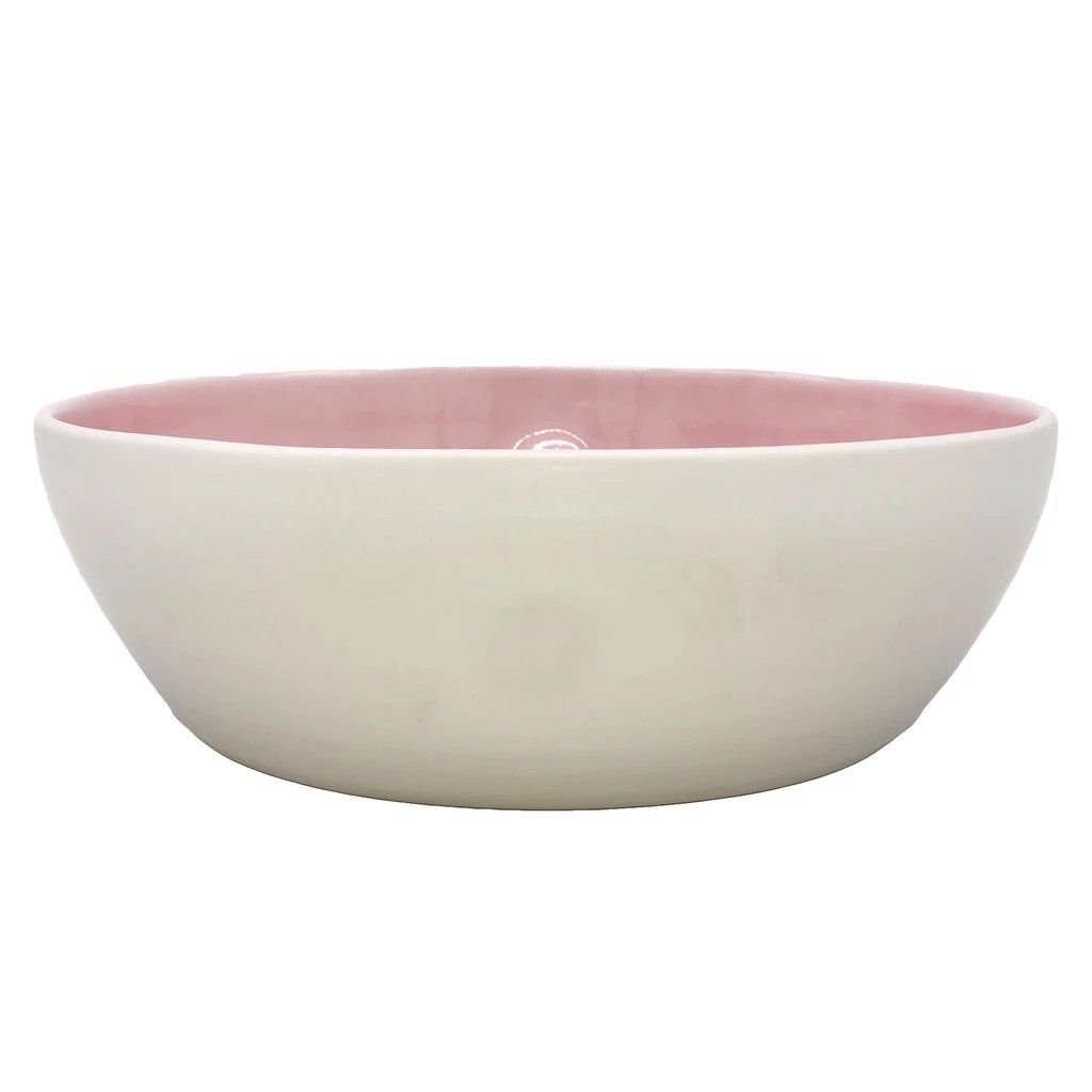 Large Canvas Home Pinch-Style Salad Serving Bowl for Dining