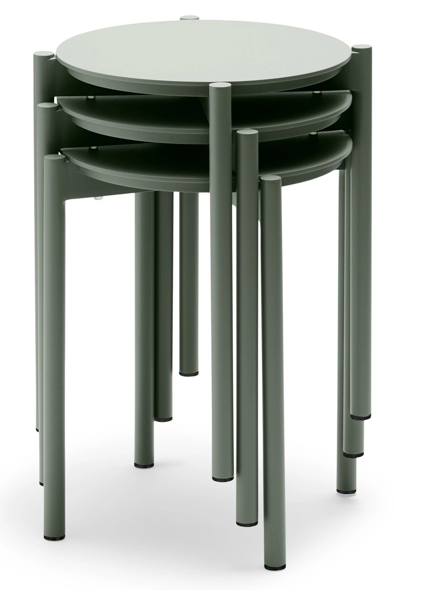 Skagerak Foldable and Stackable Aluminum Picnic Stool for Outdoor and Indoor Use