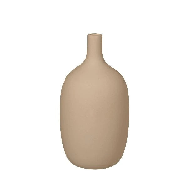 Blomus Ceola 4-Inch by 8-Inch Handcrafted Ceramic Flower Vase