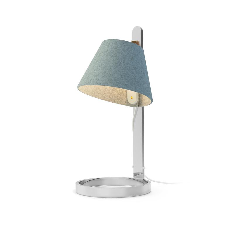 Pablo Lana LED Mini Table Lamp with Magnetic Felt Shade and Adjustable Features
